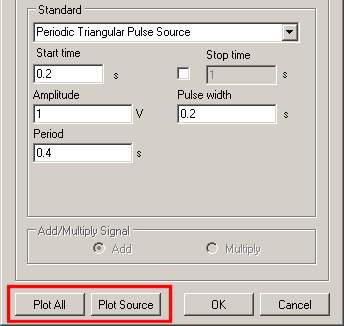 Periodic Triangular Pulse Source