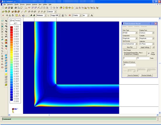 This is a more academic problem: it represents the currents on an hollow steel column induced by a large 3-phase coil system. The zoomed version shows skin depth penetration inside the steel thickness.